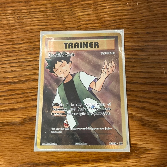 Pokemon | Other | Brocks Grit Full Art | Poshmark